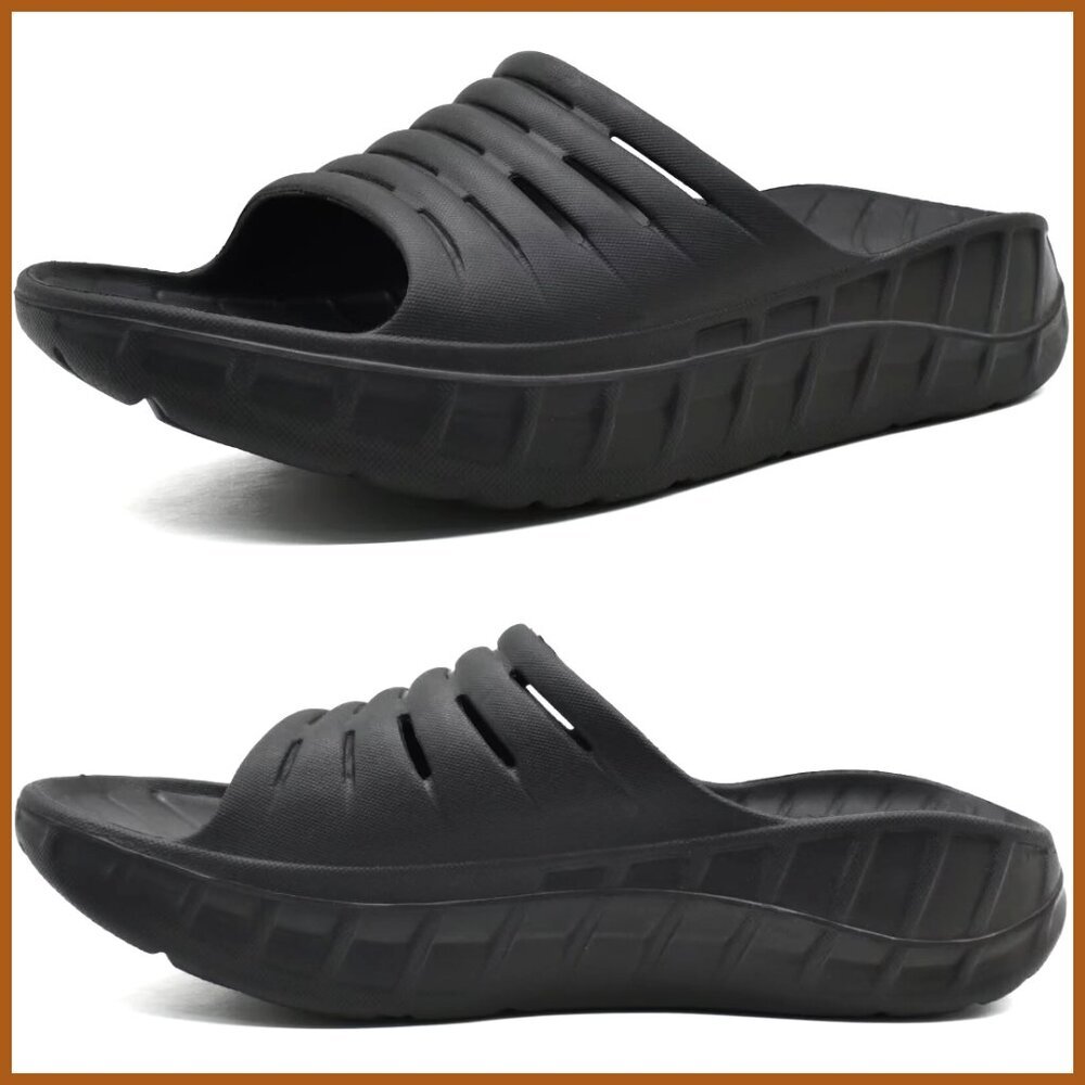 Orthopedic Recovery Sandals with Arch Support, Thick Cushion, Waterproof EVA